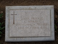 Struma Military Cemetery - Murphy, J